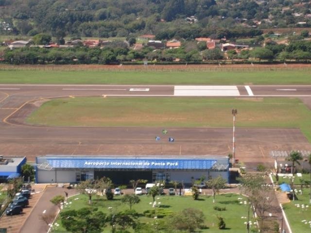 Aeroporto de Ponta Porã não registrou voos regulares neste ano. (Foto: Infraero/Reprodução)
