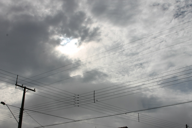 Com o tempo nublado, não há previsão para o dia de precipitação, segundo o site Climatempo. (Foto: Patrícia Miranda)