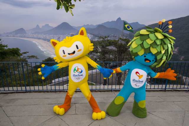 Os mascotes Vinicius e Tom, foram os nomes escolhidos para representarem as Olimpíadas 2016 no Brasil. (Foto: Divulgação)