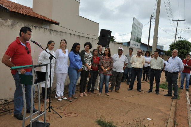 Prefeita assina ordem de serviço para reforma e ampliação de ESF A obra é realizada com recursos de convênio celebrado com o Ministério da Saúde/Fundo Nacional de Saúde e de proposta nº 13034603000113005 (Foto: Divulgação/Assecom)