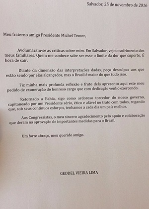 Ex-ministro Geddel Vieira Lima é preso pela PF na Bahia