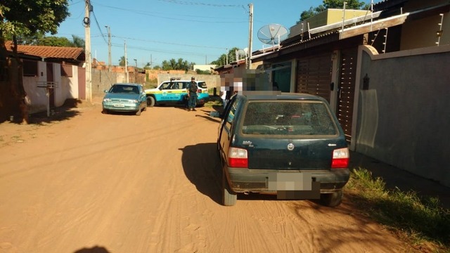 Polícia de Três Lagoas recupera cinco veículos no final de semana Um dos cinco veículos recuperados pela Polícia neste final de semana. Foto: Divulgação 2º BPM