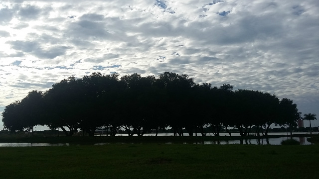 Com bastante nuvens, não há previsão de chuva para hoje, (Foto: Patrícia Miranda) 