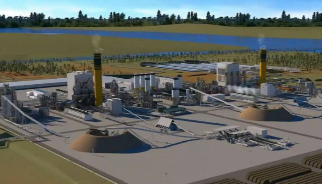 
A nova unidade da fábrica da Eldorado Brasil terá produzirá 2 milhões de toneladas de celulose por ano, podendo chegar a 2,3 milhões, seu custo está estimado em R$ 10 bilhões, devendo entrar em operação no segundo semestre de 2019 (Foto: Reprodução)
