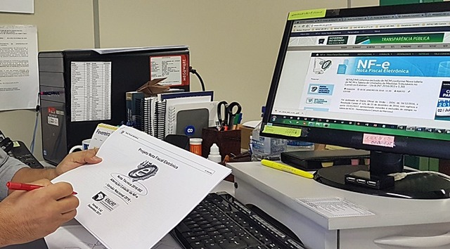 Atenção contribuinte: Sistema autorizador da NF-e valida novos códigos a partir de 2019 Foto: Diana Gaúna – Secretaria de Estado de Fazenda (Sefaz)