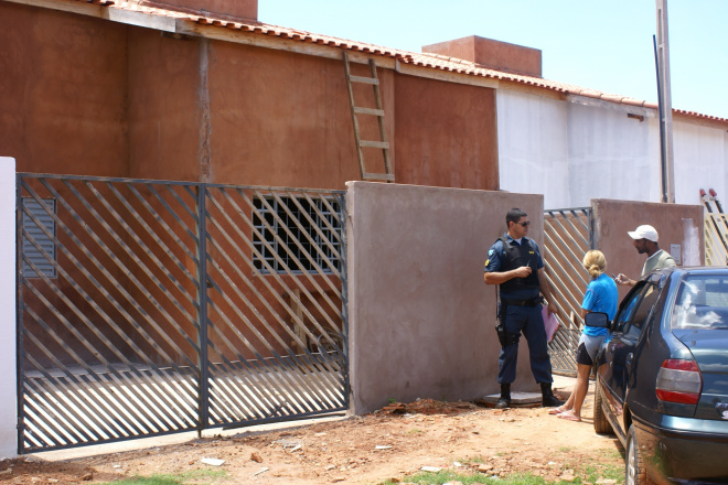 Residência onde aconteceu o assalto
Foto: Guta Rufino