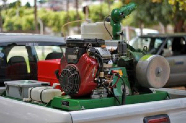 Ladrões furtam carro de combate a dengue O equipamento foi alvo do furto nesta madrugada, junto com o carro. (Foto: Divulgação)