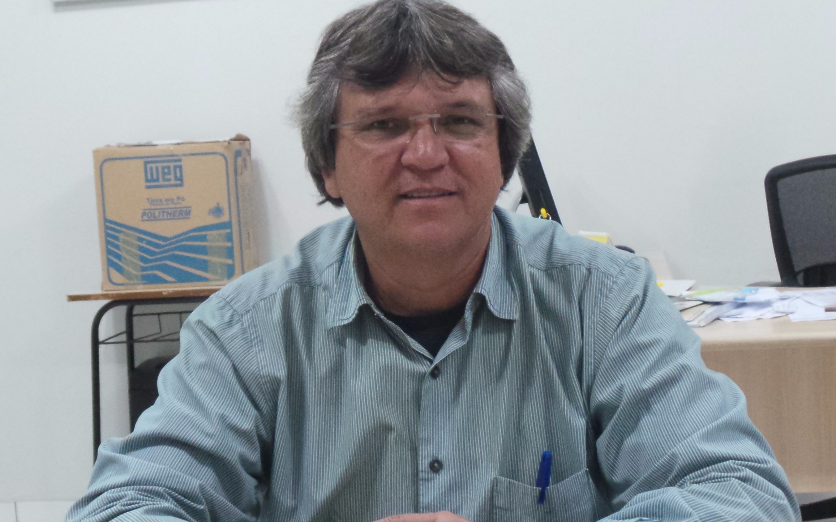 Prefeito de Brasilândia está na expectativa da possível retomada das obras da UFN3 O prefeito de Brasiländia, Dr Antonio de Pádua Thiago disse que a expectativa é positiva para seu município (Foto: Thais Dias)
