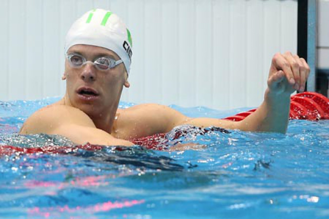 Na sua prova favorita, Cesar Cielo ficou com o bronze, enquanto Bruno Fratus foi o quarto nos 50 metros livre (Foto: R7.com)