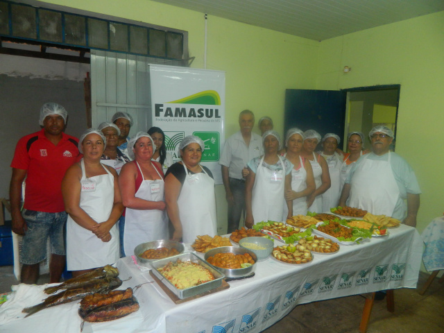 O curso de processamento de carne de peixe ocorreu no Jupiá (Foto: Divulgação/Assecom)