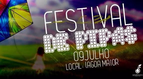 Lagoa Maior recebe Festival de Pipas no domingo (Arte: Divulgação/ Prefeitura).