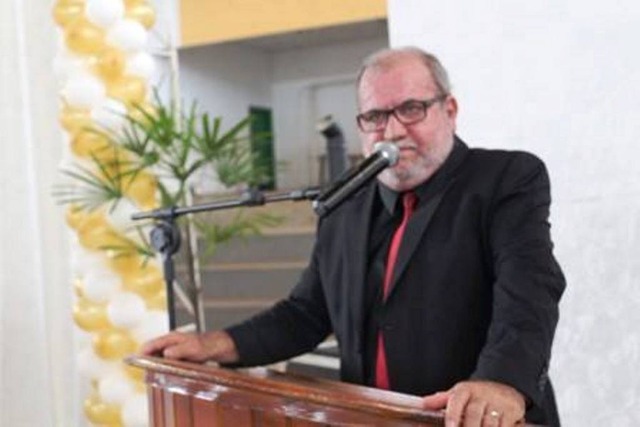 O vereador Vicente Amaro de Souza Neto estava no 8º mandato, recebendo 496 votos. Ele foi eleito presidente para o biênio 2017/2018 (Foto: Foto:Angela Justino)