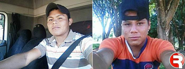 Dois morrem após caminhão cair em ribanceira em MS, diz polícia Oscar (esq.) conduzia o veículo; Darley também morreu no acidente (Foto: Reprodução / Facebook)