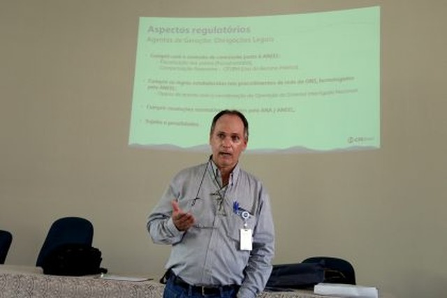 CTG realiza palestra para aproximação entre empresa e poder público A palestra aconteceu hoje (13), pela manhã e contou com a presença do responsável pela Defesa Civil, Paulo Leite Menezes. (Foto/Assessoria)