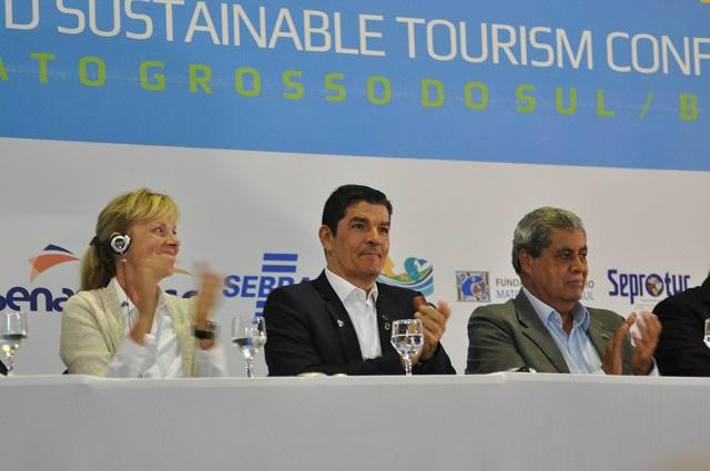 Conferência internacional fortalece o ecoturismo e o potencial de MS Um dos maiores eventos mundiais no setor de ecoturismo e turismo sustentável, a conferência tem destaque internacional e pela primeira vez no Brasil o evento está sendo realizado (Foto: Noticias MS)