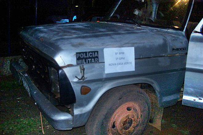 O veículo foi furtado em Nova Andradina (Foto: 8º BPM)