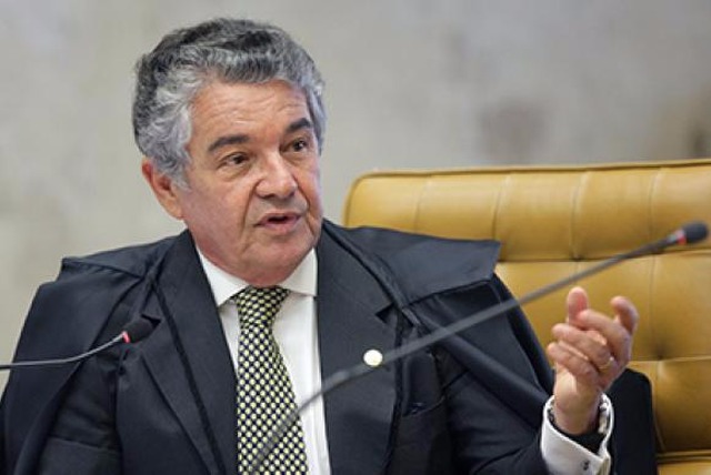 Senado pode reverter decisão do STF sobre Aécio, diz Marco Aurélio O ministro Marco Aurélio Mello acredita que, a princípio, cabe ao Senado também analisar se confirma ou não o recolhimento domiciliar noturno, medida contra o senador também imposta no julgamento de ontem. (Foto: Nelson Jr./SCO/STF)