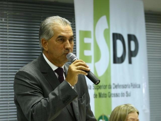 Governador do Estado, Reinaldo Azambuja, PSDB; (Foto: André Bittar/Arquivo).
