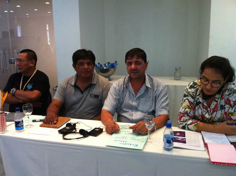 FETEMS participa da IV Reunião Regional da Educação Pública e dos Povos Indígenas em Manaus - AM A Federação está sendo representada pelo presidente Roberto Magno Botareli Cesar e pelo professor doutor Wanderley Dias Cardoso, da etnia Terena (Foto: FETEMS)