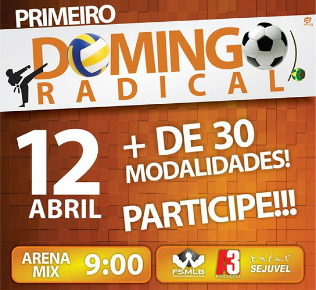 1º Domingo Radical reunirá esportistas três-lagoenses 1º Domingo Radical reunirá esportistas três-lagoenses