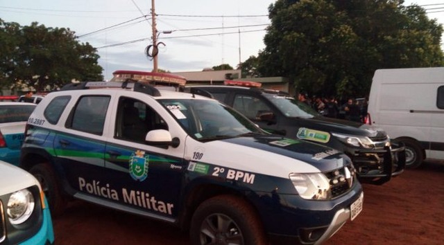 A ação está sendo realizada em conjunto com a Polícia Civil e Polícia Federal (Foto:Assessoria)