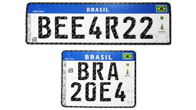 Governo suspende por 60 dias a implantação de placas do Mercosul (Foto: Divulgação)