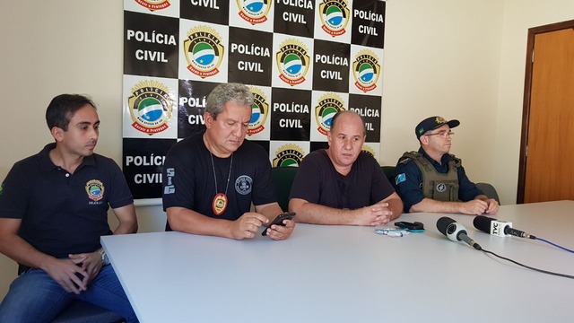 Coletiva apresentou o número de prisões em Três Lagoas. (Foto: Ricardo Ojeda) 