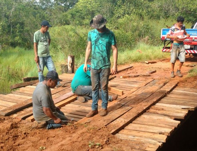 Vale lembrar que no ano passado a Prefeitura realizou a reforma de três pontes e construiu mais uma na zona rural (Foto/Assessoria)