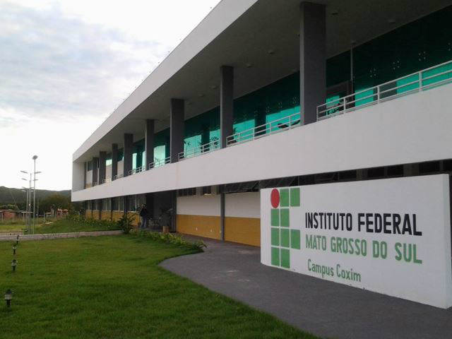 Câmpus do IFMS em Coxim tem infraestrutura moderna (Foto: Divulgação/Assecom)