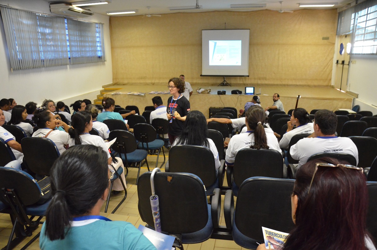 Agentes Comunitários de Saúde participam de capacitação sobre tuberculose (Foto: Assessoria)