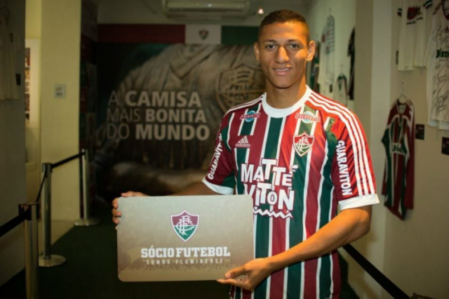 Richarlison marcou 9 gols na Série B deste ano (Foto: Divulgação/Fluminense FC)	