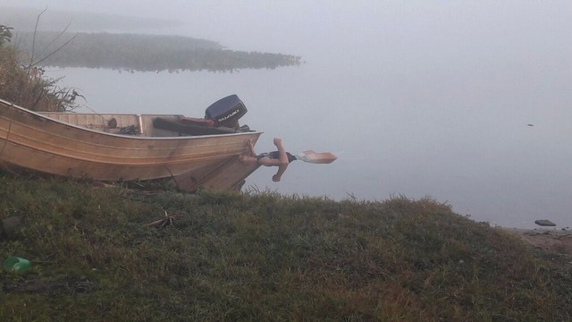 o corpo dele só foi resgatado por um pescador na manhã desta quinta-feira (13). (Foto: Cipó)