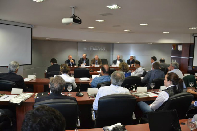 Comissão da Indústria Imobiliária reúne empresários de todo o País na Fiems O evento serve tratar dos interesses da indústria da construção civil voltada para o setor imobiliário (Foto: Divulgação/Fiems)