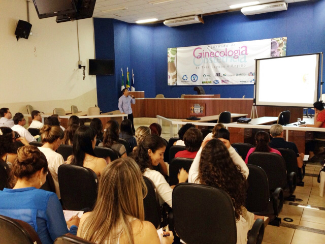 Três Lagoas sedia encontro com profissionais na área de ginecologia e obstetrícia O encontro tem previsão de término para amanhã (11) ao meio-dia. (Foto: Divulgação)