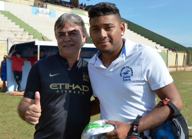 O presidente da Câmara de Vereadores de Três Lagoas, Jorginho do Gás também prestigiou o evento esportivo (Foto: Assessoria de Comunicação)