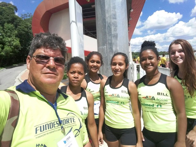 De Três Lagoas foram cinco meninas (Foto:Assessoria)