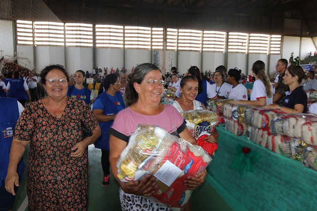Assistência de Três Lagoas encerra campanha Natal Solidário com distribuição de 2,6 mil cestas Foto: Divulgação
