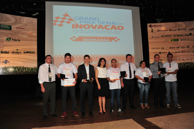 Ideia de lavador de gás vence Grand Prix Senai de Inovação durante 4º MS Florestal A equipe vermelha foi a segunda colocada. (Foto: Divulgação)