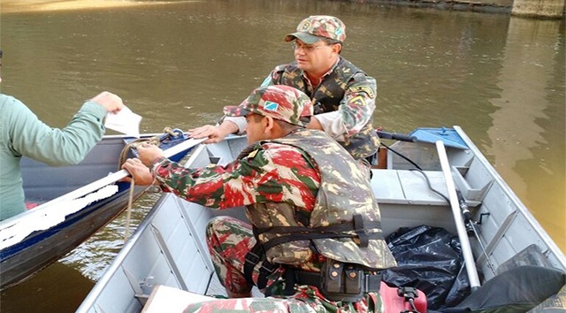 PMA autua 32, apreende 250 kg de pescado e aplica R$ 80 mil em multas Nesta Operação foram autuados mais do que o dobro de infratores com relação aos trabalhos de 2017. (Foto: Divulgação)