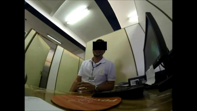 Veja o momento em que o agente dos Correios de Bataguassu foi preso pela PF O preso relata para a PF como fazia para praticar as fraudes; ele conseguiu levantar perto de R$ 40 mil (Foto: Divulgação)