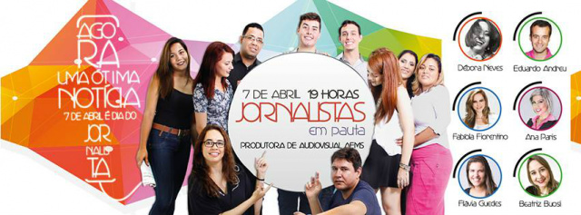 Aems realiza evento em comemoração ao Dia do Jornalista O evento está sendo organizado com apoio do primeiro ano de jornalismo, e é aberto ao público. (Foto: Assessoria)