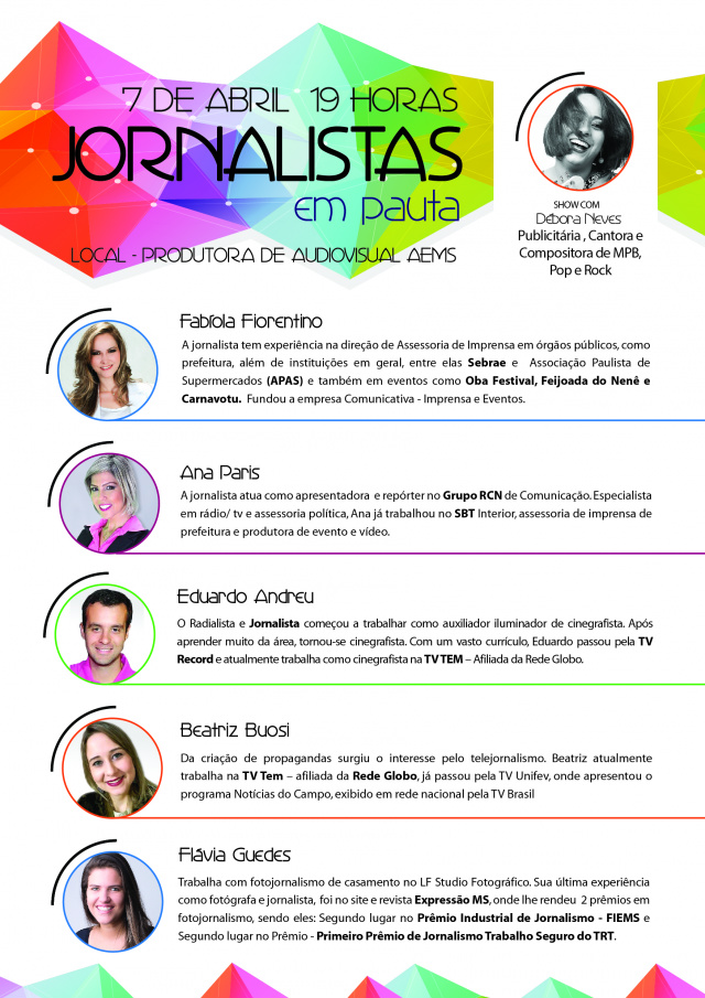Aems realiza evento em comemoração ao Dia do Jornalista Aems realiza evento em comemoração ao Dia do Jornalista