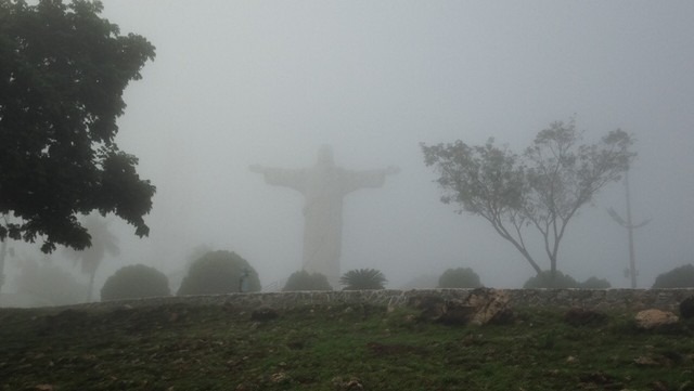 Nevoeiro atinge várias cidades de MS e é sinal de tempo bom, diz meteorologista (Foto: TV Morena/Reprodução)