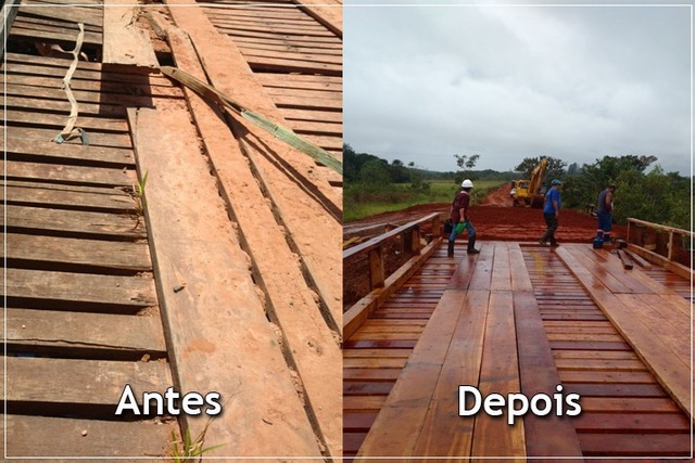 Ponte do Pombinho é reconstruída e volta a ser utilizada pela população rural de Três Lagoas