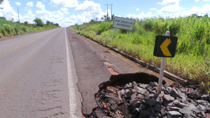 BR-262 está ponteada de trechos perigosos, entre Três Lagoas e Capital