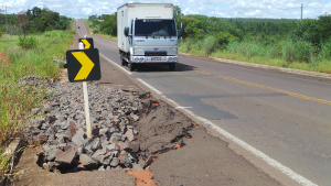 BR-262 está ponteada de trechos perigosos, entre Três Lagoas e Capital