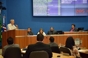 Secretário de Desenvolvimento Econômico se apresenta aos vereadores Secretário de Desenvolvimento Econômico se apresenta aos vereadores