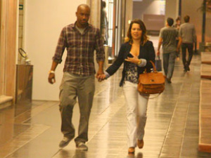 Fernanda Souza e Thiaguinho fazem brincadeira sobre herdeiro no Twitter Thiaguinho e Fernanda Souza