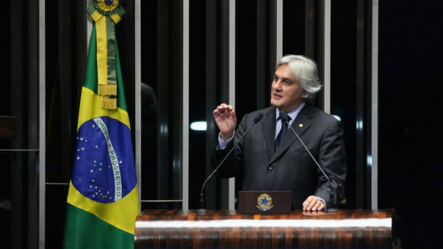 Delcídio foi elogiado por senadores de vários partidos (Foto: Divulgação)