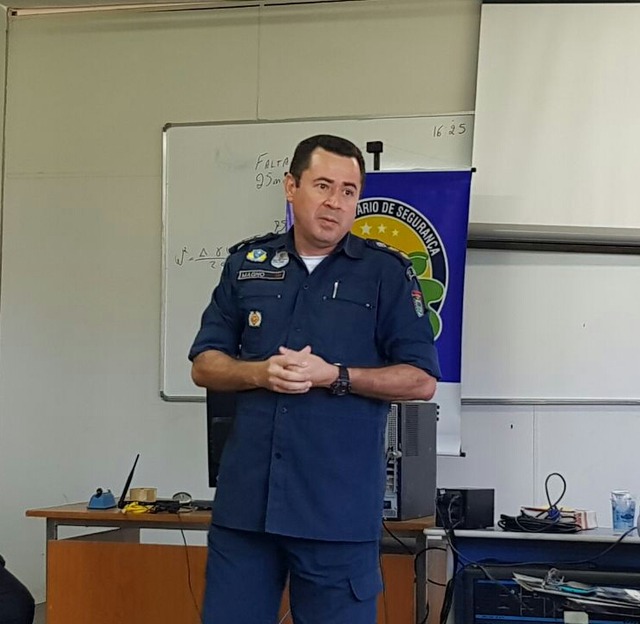 Tenente coronel James Magno, deixa o comando e segue para a cidade de Campo Grande onde assumirá a Corregedoria da Polícia Militar (Foto/Ricardo Ojeda)